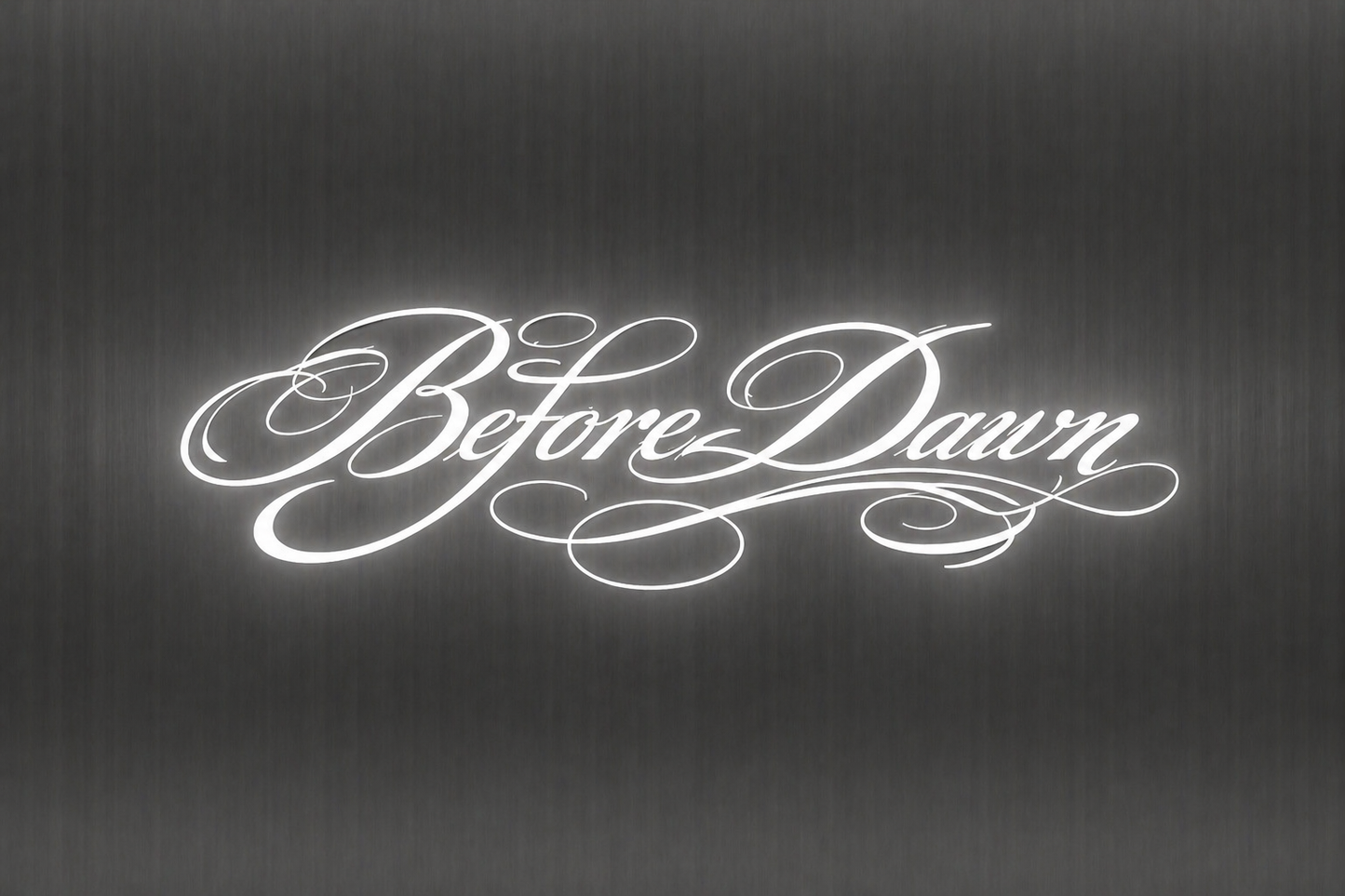 Before Dawn "Script" Car banner