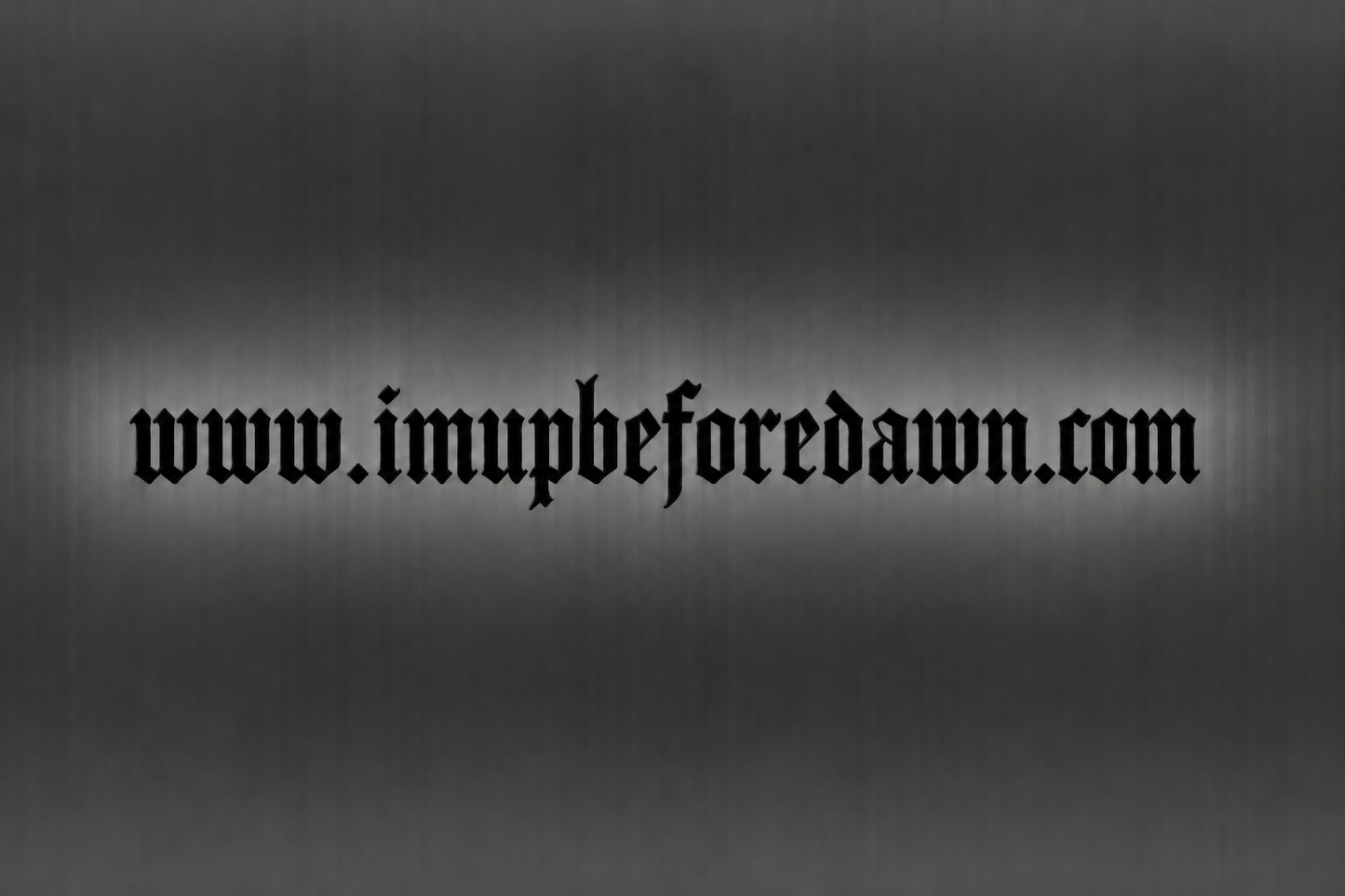 Before Dawn URL Vinyl Sticker
